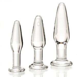 Adam & Eve Glass Anal Training Trio